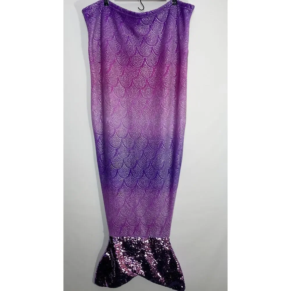 Mermaid Tail Blanket‎ - Color Changing Sequins - Super Soft inside